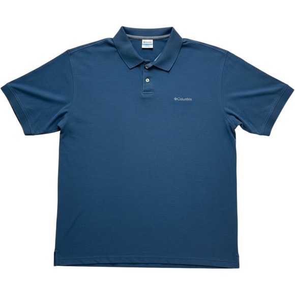 Columbia Other - Columbia Mens Short Sleeve Pique Polo Shirt Blue XL AM2779